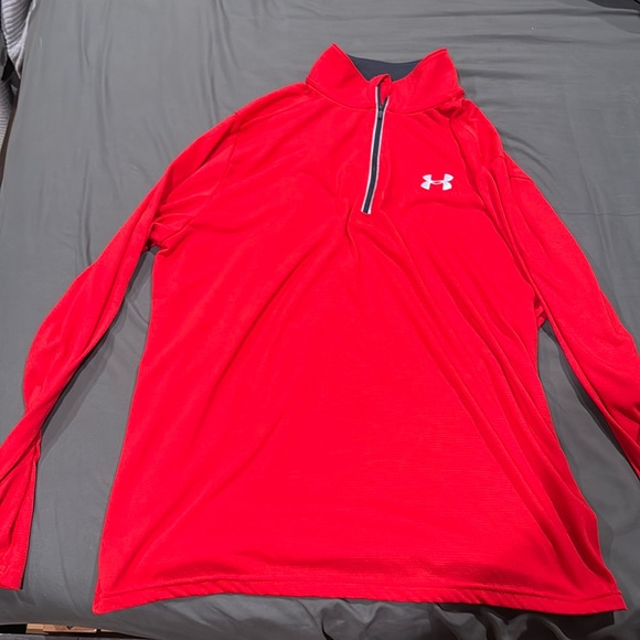 Men’s Under Armour hear gear 1/4 zip long sleeve Tee - Picture 1 of 3